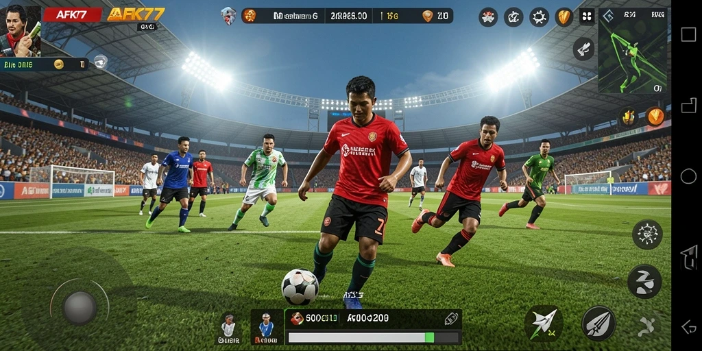 Menampilkan gameplay seru dari AFK77 dengan berbagai olahraga.