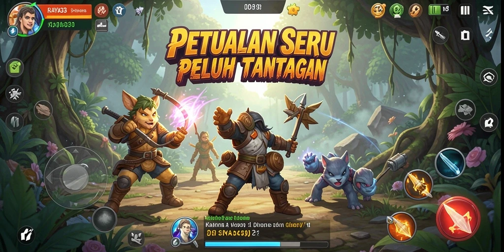 Tampilan gameplay KAYA33 yang mendebarkan dan penuh petualangan.