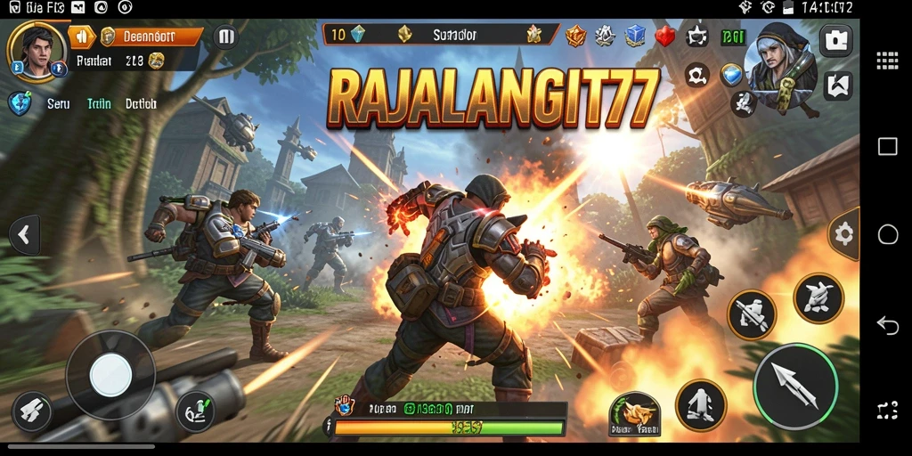 Screenshot menarik dari gameplay seru RAJALANGIT77