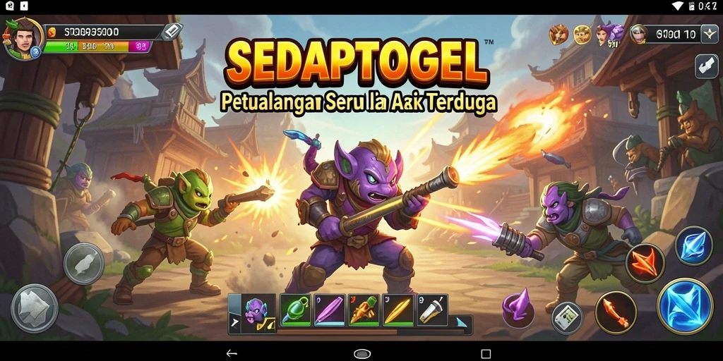 Gameplay SEDAPTOGEL yang intens dan mendebarkan.