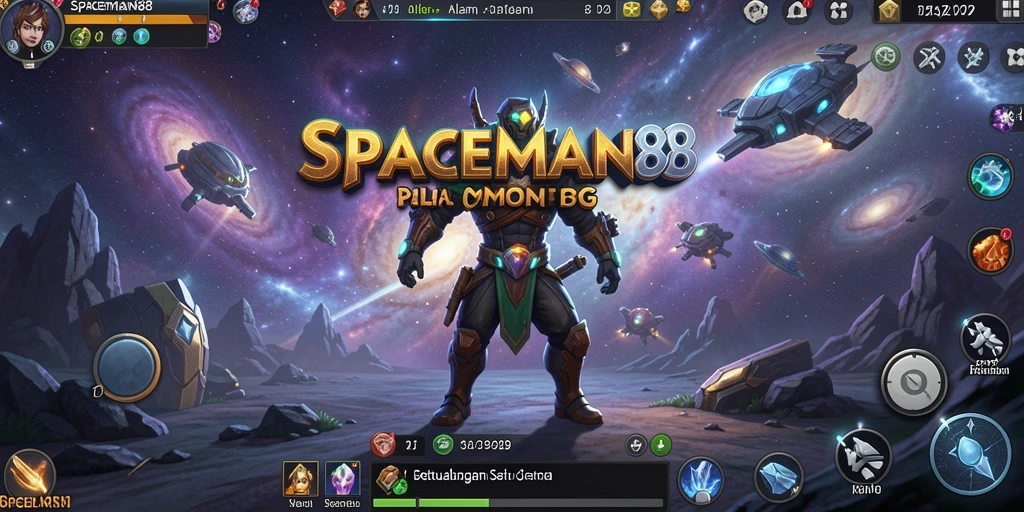 Tampilan gameplay SPACEMAN88 menakjubkan dengan petualangan luar angkasa.